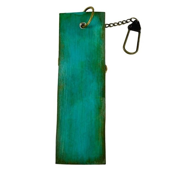 Handmade Journal Book Spine Bookmark Inspired 5.25 x 1.75 Vintage Hardware u - Picture 2 of 2